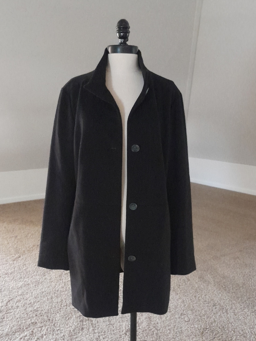 J. Jill Black Lined Jacket